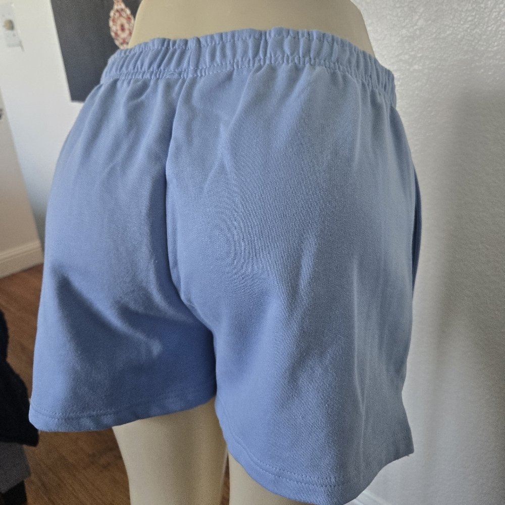 NWT Womens Billabong Fleece Logo Graphic Shorts Size XL Color Light Blue - Picture 6 of 7
